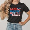 Simply Sage Market Women's Land Of The Free Bubble Short Sleeve Graphic Tee - 2 of 4