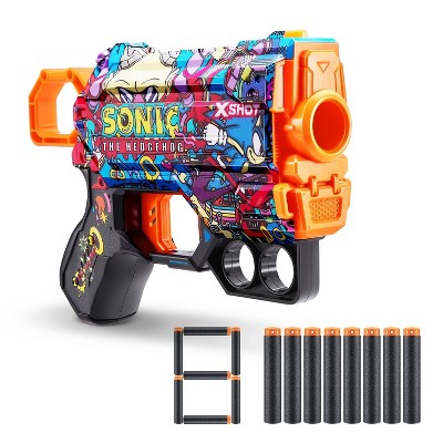 XSHOT Skins Sonic the Hedgehog Robotnik Toy Dart Blaster by ZURU