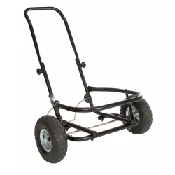 2 Pack Miller Manufacturing Company CA500 Heavy Duty Multipurpose Muck Cart for 70 Quart Tubs Black 