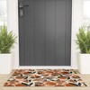 Avenie Pomegranate Terracotta Welcome Mat - society6 - 2 of 3
