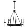 Capital Lighting Ogden 6 - Light Chandelier in  Brushed Black Iron - 3 of 4