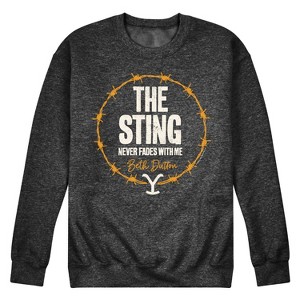Men's - Yellowstone - Beth Duttton Sting Graphic Fleece Sweatshirt - 1 of 4