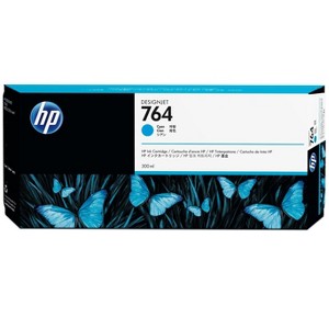 HP Inc. 764 300-ml Cyan DesignJet Ink Cartridge, C1Q13A - 1 of 4