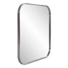Howard Elliott Stainless Steel Framed Vanity Mirror - 2 of 4