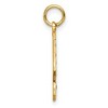 Black Bow Jewelry 14k Yellow Gold, Varsity Collection, Large D/C Pendant Number 9 - 2 of 4