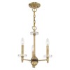 Livex Lighting Bennington 3 - Light Chandelier in  Antique Brass - 4 of 4