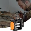 VEVOR Rolling Mill, 2.24"/57 mm Jewelry Rolling Mill Machine, 1: 2 Gear Ratio,3-in-1 Multi-function Rolling Mill,0-5.5 mm Press Thickness,Black&Orange - 2 of 4