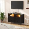 Aheplus Dresser for Bedroom with LED Lights and Power Outlets - 3 of 4