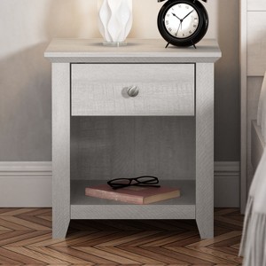 Galano Oller 1-Drawer Nightstand (23 in. H x 18.7 in. W x 15.7 in. D) in Knotty Oak, Dusty Gray Oak - 1 of 4