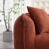 Chenille 2-Seater Beanbag Chair with Soft Foam Core - 3 of 4