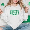 Simply Sage Market Women's Graphic Sweatshirt Lucky Vibes Distressed - 2 of 3