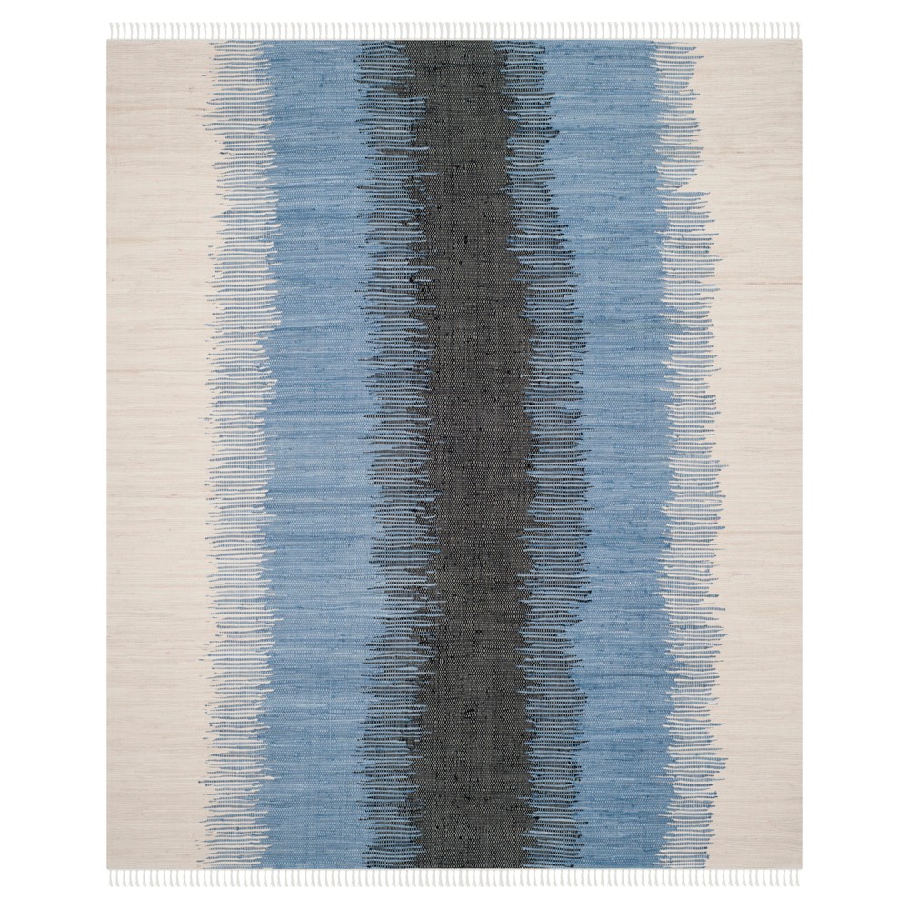 Coletta Flatweave Area Rug - Gray / Black (9' X 12') - Safavieh