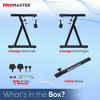 Pro Master Heavy Duty Z Design Keyboard Stand | Adjustable Width & Height (20-34") | Safe & Reliable Placement - 4 of 4