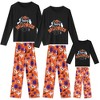 INSPIRE CHIC Halloween Family Pajama Sets Matching Pumpkin Print Long Sleeve Top with Pants Lounge Set - 2 of 4
