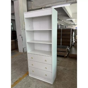 70.8" Wave 3-drawer Bookcase for Living Room Office - 1 of 1