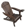 Jiallo Foldable Adirondack Chair with cup holder set of 2 - image 3 of 4