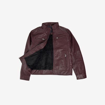 X RAY Kids and Boys PU Jacket With Lining