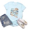 Simply Sage Market Hey Batter Batter Swing Watercolor Short Sleeve Tee - 3 of 4