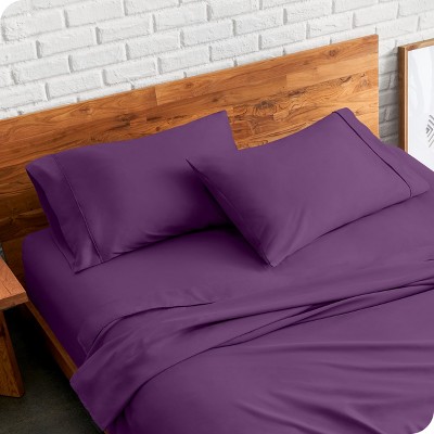 Plum Standard Size Hypoallergenic Cotton Polyester Pillowcase Set