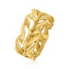 Ross-Simons Italian 14kt Yellow Gold Openwork Leaf Ring - 3 of 4