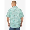 KingSize Men's Big & Tall Tall The No-Tuck Casual Short Sleeve Shirt - 3 of 4