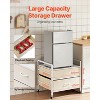 VEVOR Mini Fridge Stand with Storage, 176 lb-Capacity Mini Fridge Table with 2 Drawers & 4 Swivel Wheels, Mobile Mini Fridge Shelf, White - 4 of 4