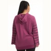 June + Vie by Roaman's Women's Plus Size Bell-Sleeve French Terry Sweatshirt - 3 of 4