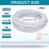 Unique Bargains SPT-2 Lamp Cord Insulated Conductor 18/2 PVC Covered Wires - 2 of 4