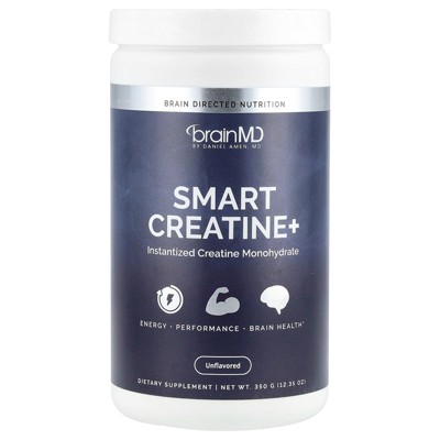 BrainMD Smart Creatine+, Unflavored, 12.35 oz (350 g)