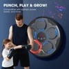 SUGIFT Smart Music Boxing Trainer Wall Mount with LED Lights Bluetooth Speaker Punch Counter for Reflex Speed Training Adults Kids - 4 of 4