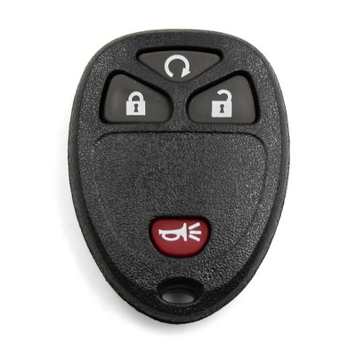 Unique Bargains New 4 Buttons Key Fob Remote Control Case Shell Replacement KOBGT04A for Chevrolet HHR 2009-2011 Black 1 Pc