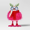 Christmas Fabric Bird Decor Pink Dress - Wondershop™ - 3 of 4