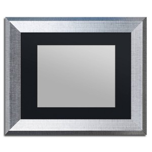 Trademark Fine Art 11"x14" Heavy Duty Silver Frame with Black Mat - 1 of 3