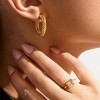 EVRY JEWELS WATERPROOF Gold or Silver Plated Diana Ring - 2 of 3