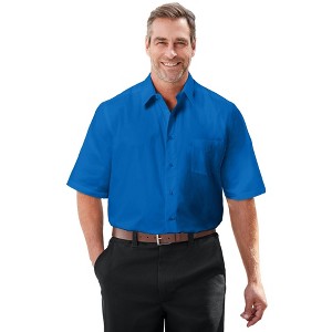 KingSize Tall Wrinkle-Free Short-Sleeve Dress Shirt - 1 of 4