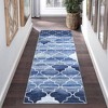 Area Rugs Moroccan Rugs Geometric Rug Non-Slip Rugs Abstract Distressed Accent Carpet - 3 of 4