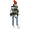 Women's Cristal Plaid faux-shearling Lined Shacket - BluIvy - 2 of 4