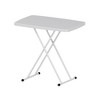 Small Camping Personal Folding Table, Lightweight Portable Folding Desk, Heavy Duty Utility Table, Adjustable Height Small Plastic Table for Camping - 2 of 4
