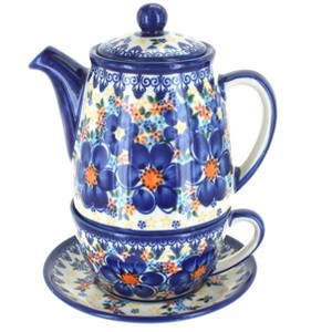 Blue Rose Polish Pottery 380 Vena Tea for One - 1 of 1