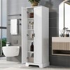 Storage Cabinet With Two Doors For Bathroom, Bathroom Cabinets With Adjustable Shelf, Bathroom Cabinets Modern-Cuddlewood - 3 of 4