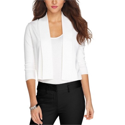 Calvin Klein Womens 3/4 Sleeve Cardigan Sweater