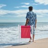 KTMBDW Folding Beach Chair with Umbrella for Adults, Lightweight Porable Camping Chair with 265lbs Capacity for Travel Picnic Concert & Outdoor - 3 of 4