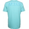 AFTCO Samurai 2 Short Sleeve Corsair Heather, XLarge - 2 of 4
