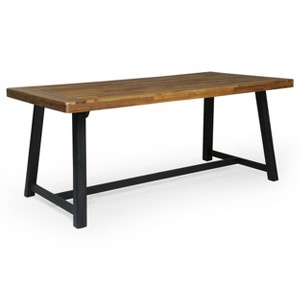 Christopher Knight Home Raphael Outdoor 71" Acacia Wood Dining Table - 1 of 4