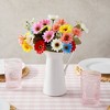 Juvale 60 Pack Artificial Daisy Flowers Heads, 2-Inch Colorful Fake Flowers, Bulk, for Crafts, Wedding Decorations, 6 Colors - 2 of 4