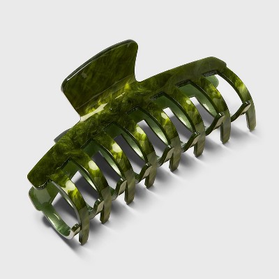 Jumbo Claw Hair Clip - A New Day&#8482; Green