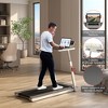 Superfit 3HP Running Machine Folding Treadmill Adjustable Height APP Control Table Board - image 2 of 4