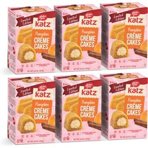 Katz Gluten Free Creme Cakes - Pumpkin - 6 Pack - 1 of 4