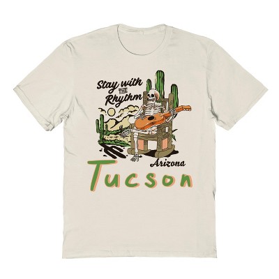 Rerun Island Men's Tucson Arizona Short Sleeve Graphic Cotton T-Shirt