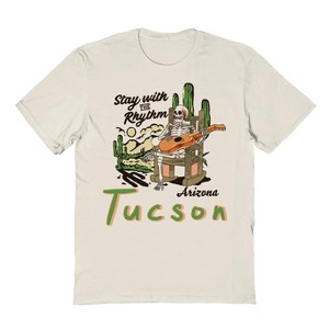 Rerun Island Men's Tucson Arizona Short Sleeve Graphic Cotton T-Shirt - 1 of 2